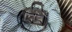 Micmacbags, leren tas, model cowboy tas, 20x28x10cm, Verzenden, Zo goed als nieuw, Zwart, Overige typen