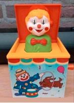 Redbox Clown in kunstof doos 10cm hoog 1986 vintage, Kinderen en Baby's, Speelgoed | Knuffels en Pluche, Ophalen, Zo goed als nieuw