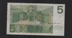 5,00 Gulden Bankbiljet 1966 Pracht Biljet 6AA387702, Los biljet, Ophalen of Verzenden, 5 gulden