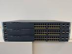 Cisco Catalyst 2960-X Switches (3 stuks), Computers en Software, Netwerk switches, Ophalen of Verzenden, Gebruikt