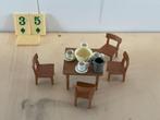 Set 35; eethoek met serviesgoed, Ophalen of Verzenden, Zo goed als nieuw, Los playmobil