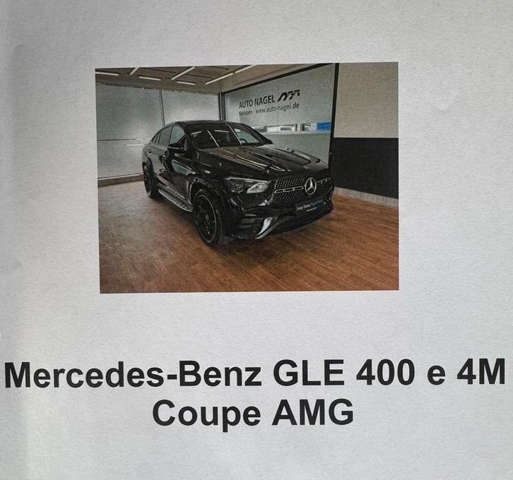Mercedes-Benz GLE 400 e 4M Coupe AMG schadevrij Duitse auto, Auto's, Mercedes-Benz, Particulier, GLE Coupé, Hybride Elektrisch/Benzine