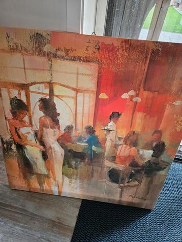 Heel leuk print op canvas! beschikbaar voor biedingen