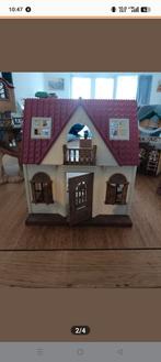 Sylvanian Families Huis + Inboedel - Zo Goed Als Nieuw!, Ophalen of Verzenden, Zo goed als nieuw, Poppenhuis