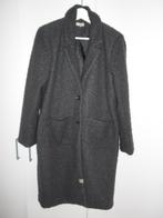 ZUSSS Grijze Antraciet Warme Wollige Colbert Jas Maat L/XL, Verzenden, Maat 46/48 (XL) of groter, Nieuw, Grijs