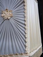 Grote hanglamp lampenkap lampkap mooi bewerkt boudoir +-50cm, Ophalen, ., Rond, Zo goed als nieuw