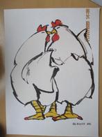 Prent van twee kippen, Ophalen of Verzenden