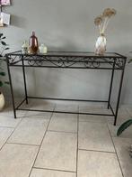 Side-table, Huis en Inrichting, Tafels | Sidetables, Ophalen, Gebruikt, 100 tot 150 cm, Metaal