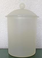 Kunststof pot met deksel (wattenpot, snoeppot o.i.d.), Ophalen of Verzenden, Huis en Inrichting