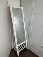 Grote Witte Houten Spiegel, Huis en Inrichting, Ophalen, Zo goed als nieuw, 150 tot 200 cm, Rechthoekig