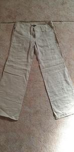 Linnen broek WATCHER mt M, Kleding | Dames, Beige, Lang, Gedragen, Ophalen
