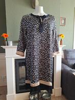 Amelie Amelie prachtige jurk met plissé rand L gratis verz, Kleding | Dames, Jurken, Verzenden, Amelie en Amelie, Zwart, Maat 42/44 (L)