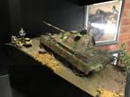 Diorama 1/35 Panther Modelbouw Wehrmacht Panzer WW2, Hobby en Vrije tijd, Modelbouw | Figuren en Diorama's, Diorama, Gebruikt