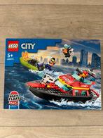Lego city brandweerboot 60373, Ophalen of Verzenden, Nieuw, Complete set, Lego