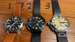 U-boat horloge oa automatico left hook 53 mm 3 stuks, Sieraden, Tassen en Uiterlijk, Horloges | Heren, Staal, Polshorloge, Ophalen