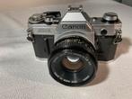 Super mooie en goed werkende CANON AE1 met FD 50mm, Ophalen of Verzenden, Gebruikt, Spiegelreflex, Canon