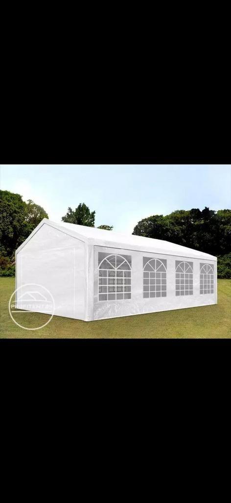 gebruikte tent. niet compleet intact, Tuin en Terras, Partytenten, Gebruikt, Overige typen, 6 meter of meer, Ophalen