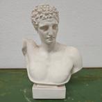 Portretkop beeld buste Griekse God Hermes. Gips, Verzamelen, Ophalen of Verzenden, Gebruikt, Mens