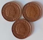 3 stuks bronzen 5 cent muntjes juliana 1951, Postzegels en Munten, Munten | Nederland, Ophalen of Verzenden, Koningin Juliana