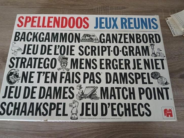 Jumbo spellendoos nr.515, Hobby en Vrije tijd, Gezelschapsspellen | Bordspellen, Zo goed als nieuw, Een of twee spelers, Drie of vier spelers