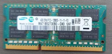 RAM geheugen 4GB 2Rx8 PC3-12800S-11-11-F3 beschikbaar voor biedingen