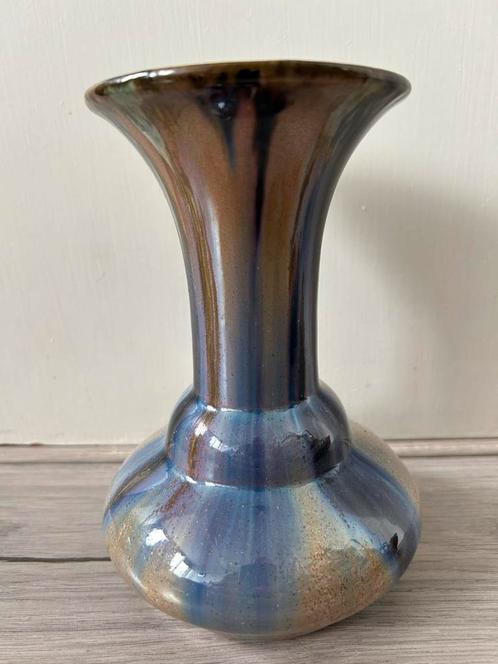 Art Deco vaas keramiek druipglazuur 1930's, Antiek en Kunst, Antiek | Keramiek en Aardewerk, Ophalen of Verzenden