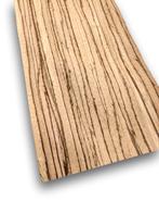 Zebrano fineer | 100x19 cm, -, Verzenden, -, Nieuw