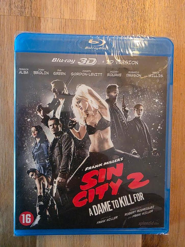 Sin City 2 3D Blu-ray - Nieuw Gesealed, Cd's en Dvd's, Blu-ray, Nieuw in verpakking, Actie, Ophalen of Verzenden