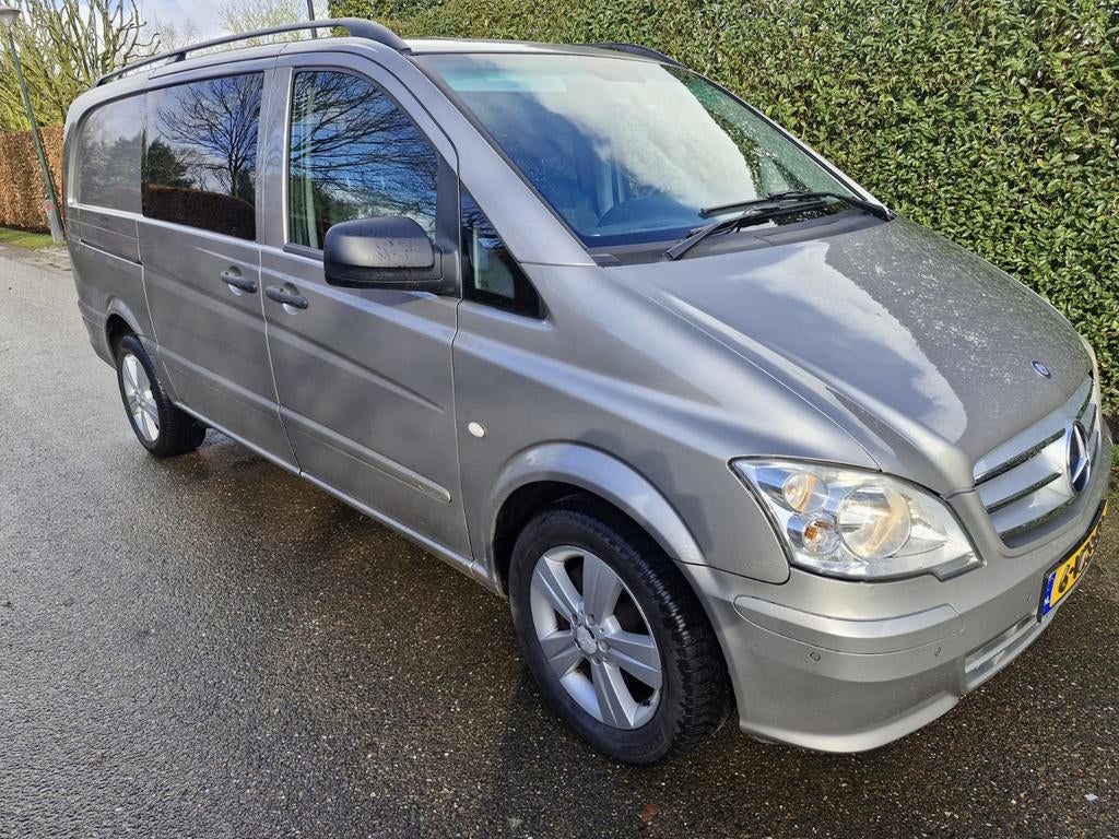 VITO AUTOMAAT MARGE DUBBEL CABINE DC ANDROID NAVI, Auto's, Bestelauto's, Particulier, Achteruitrijcamera, Airbags, Airconditioning