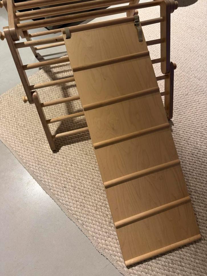 Houten Klimrek met hellingbaan, Kinderen en Baby's, Speelgoed | Houten speelgoed, Zo goed als nieuw, Ophalen