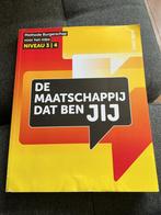 De Maatschappij Dat Ben Jij - ISBN 9789492620231, Boeken, Ophalen, Gelezen, Overige niveaus, Maatschappijleer