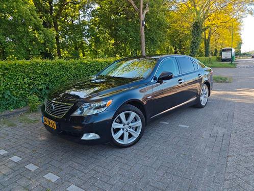 Lexus LS600h, Auto's, Lexus, Particulier, Hybride Elektrisch/Benzine, C, Sedan, Origineel Nederlands, Zwart, Ophalen