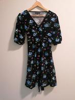 King Louie Badstof Jurk met Bloemenprint - Maat S, Zwart, Ophalen of Verzenden, Zo goed als nieuw, King Louie