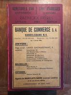 1951 Adresboek van Antwerpen. In Nederlands en Frans. Op, Ophalen of Verzenden