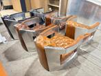 Meerdere Aviator fauteuils met aluminium + GRATIS BEZORGD, Huis en Inrichting, Fauteuils, Nieuw, Metaal, Ophalen of Verzenden