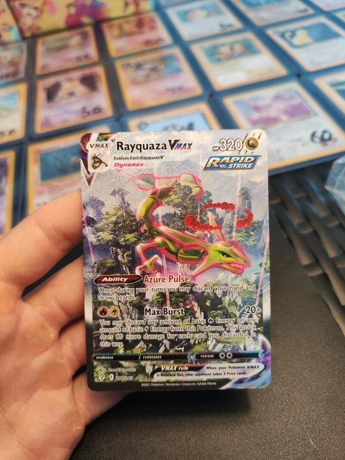 🐉 Rayquaza Vmax 218 Evolving Skies #2, Hobby en Vrije tijd, Verzamelkaartspellen | Pokémon, Zo goed als nieuw, Losse kaart, Ophalen of Verzenden