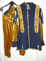 Leuk blauw/goud PIET/ PIET EN SINT pak, Ophalen, Maat 52/54 (L), Kerstmis of Sinterklaas, Kleding