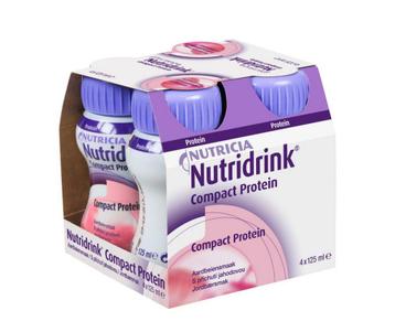 Nutricia Nutridrink Compact Proteïne Aardbei - 60 stuks beschikbaar voor biedingen