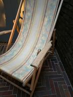 Houten Strandstoel - Inklapbaar, Ophalen of Verzenden, Gebruikt, Hout, Inklapbaar