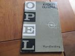 Instructieboek Opel Kadett, Opel Olympia 1969, mooie staat!, Ophalen of Verzenden