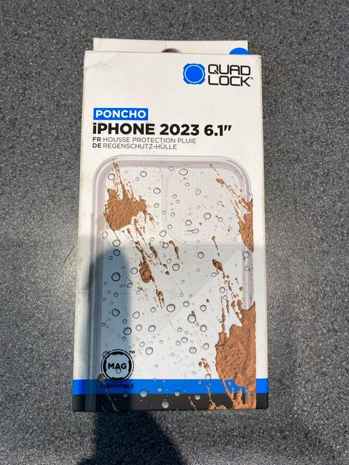 Quad Lock Poncho iPhone 2023 6.1", Telecommunicatie, Mobiele telefoons | Hoesjes en Frontjes | Apple iPhone, Nieuw, Hoesje of Tasje