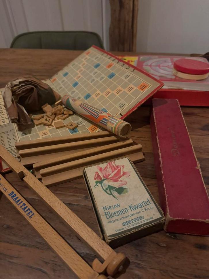 Vintage Spellenbundel – jaren 40–70, Boeken, Partijen en Verzamelingen, Zo goed als nieuw, Ophalen of Verzenden