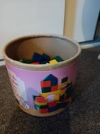 Ton gekleurde houten blokken, Ophalen of Verzenden