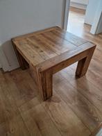 Stevig Acai houten bijzet tafeltje 60x60, Huis en Inrichting, Tafels | Salontafels, Ophalen, 50 tot 100 cm, Vierkant, 50 tot 100 cm