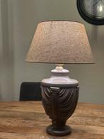 Kamerlamp Bruin/Beige Keramiek, Vintage (prijs bespreekbaar), Overige materialen, Japandi, Chique, Elegant, 50 tot 75 cm, Ophalen of Verzenden