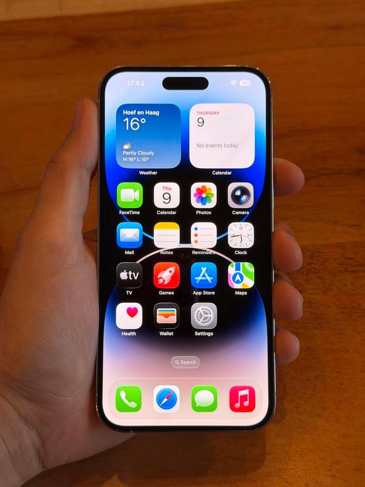 iPhone 14 ProMax 512GB Silver–Topconditie –100% batterij, Telecommunicatie, Mobiele telefoons | Apple iPhone, Zo goed als nieuw