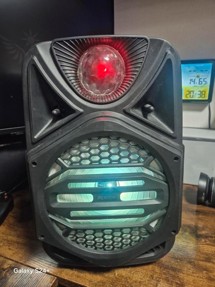 Fenton FP8J8 Draagbare Bluetooth Speaker met Microfoon, Audio, Tv en Foto, Karaoke-apparatuur, Ophalen of Verzenden