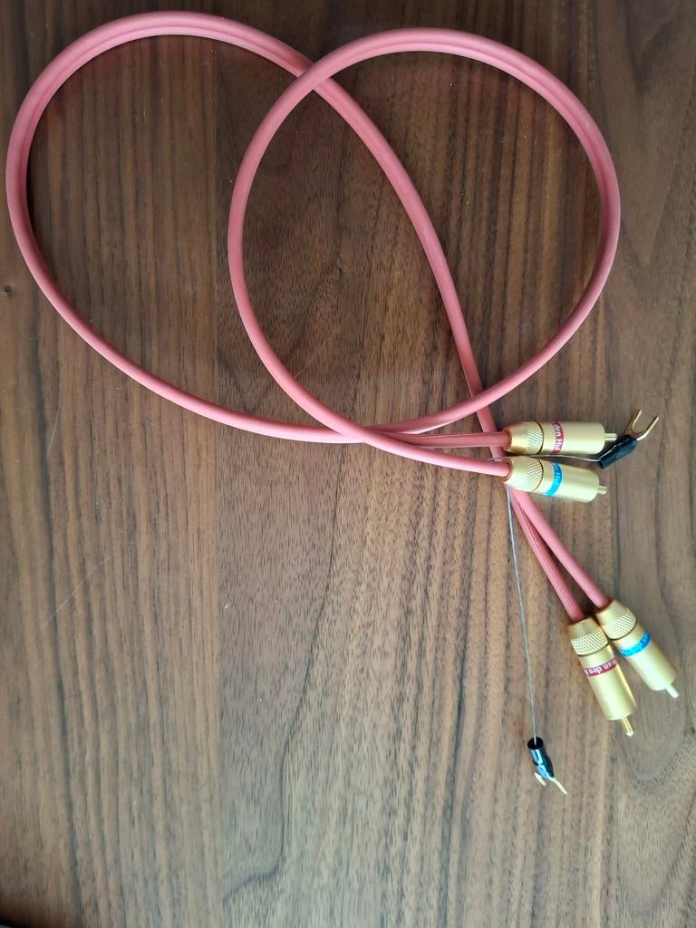 Van den Hul Phono kabel - Zo goed als nieuw, Audio, Tv en Foto, Audiokabels en Televisiekabels, Ophalen of Verzenden, Zo goed als nieuw