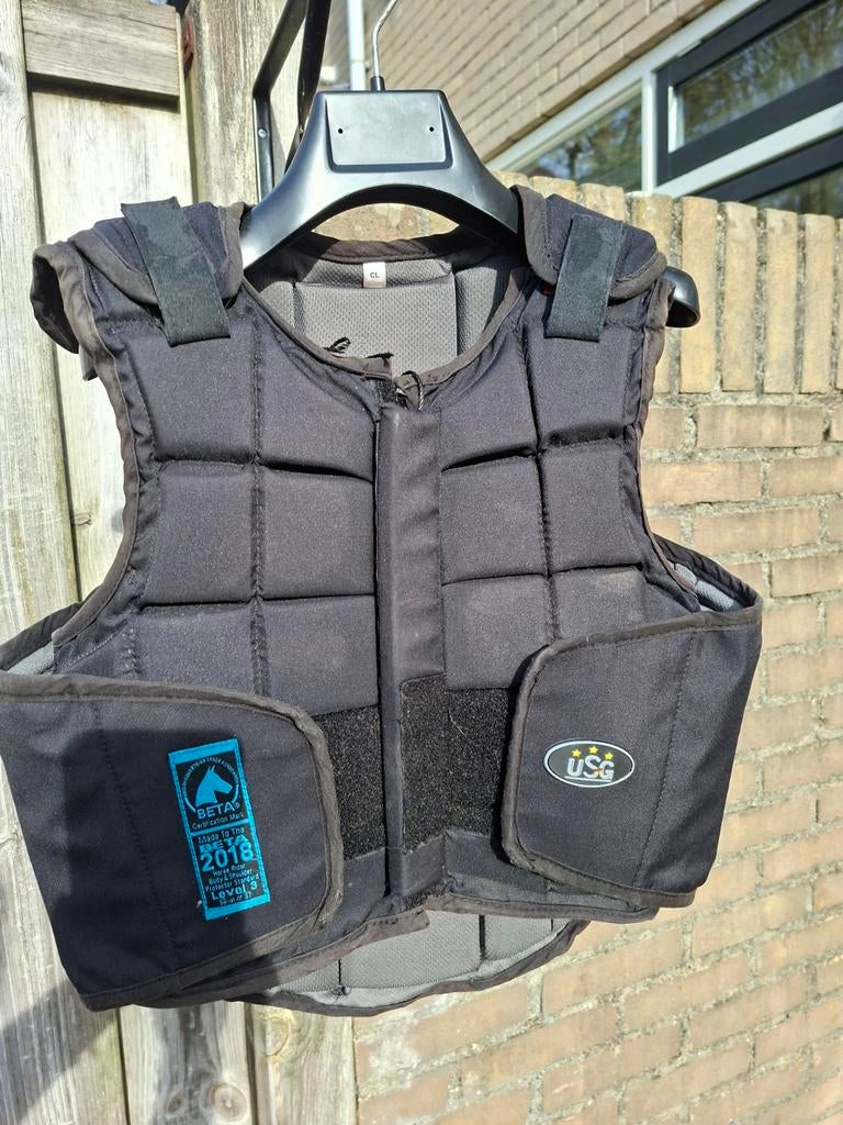 Bodyprotector USG Flexi Zwart kids, Dieren en Toebehoren, Ophalen of Verzenden