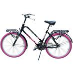 Batavus Bub Basiq Zwart/Roze | 49CM | In nette staat, Fietsen en Brommers, Fietsen | Dames | Damesfietsen, 47 tot 50 cm, Ophalen